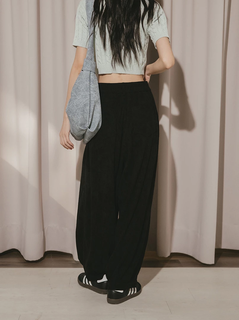 燈芯絨收口休閒褲