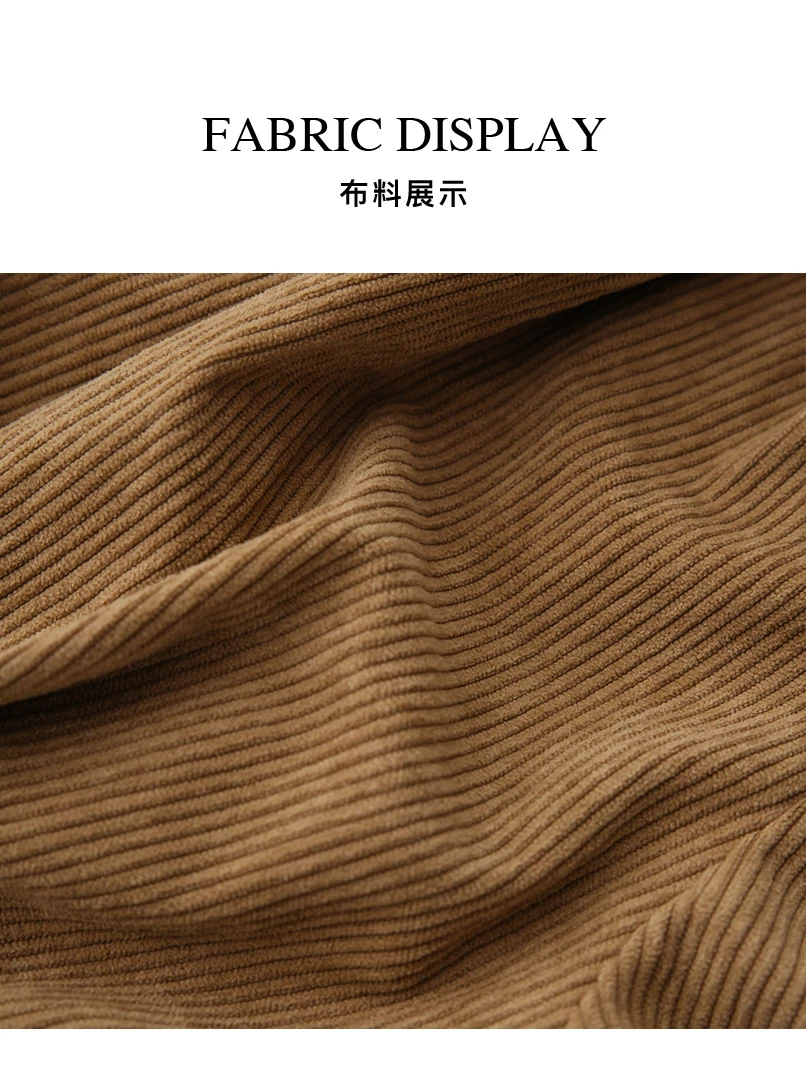 燈芯絨收口休閒褲