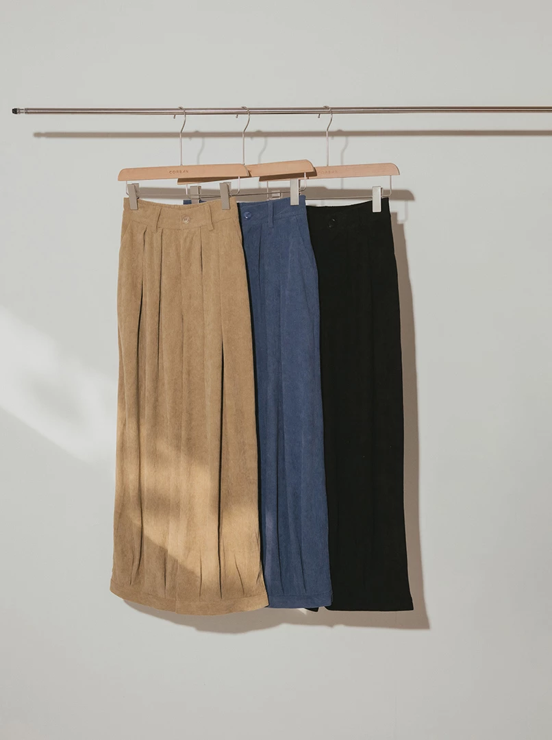 燈芯絨收口休閒褲