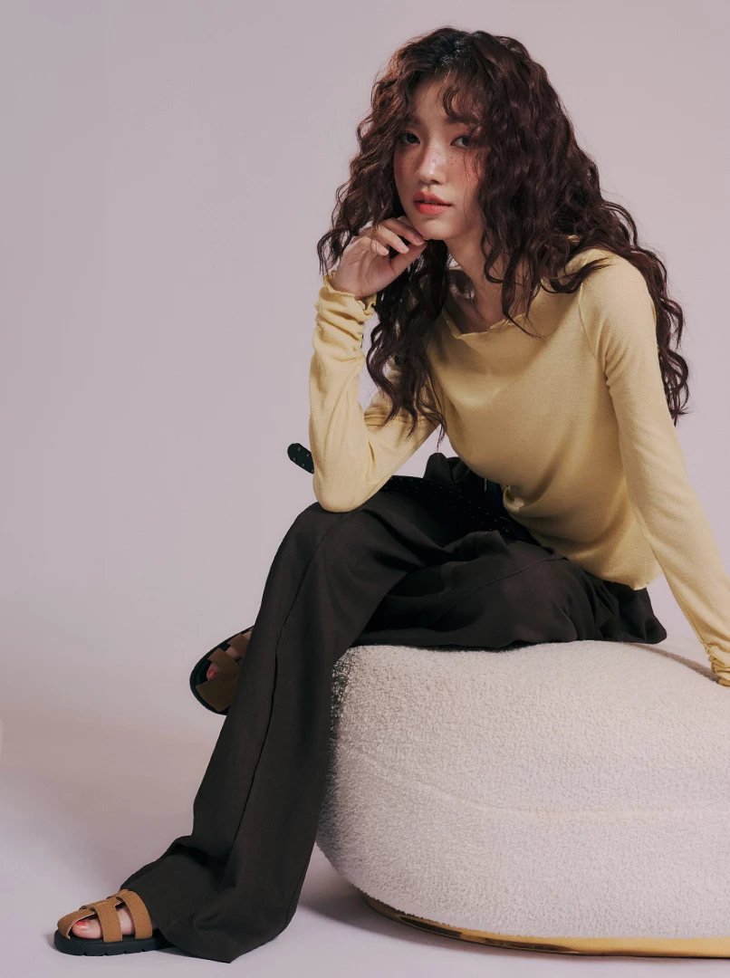 極百搭直筒休閒西褲