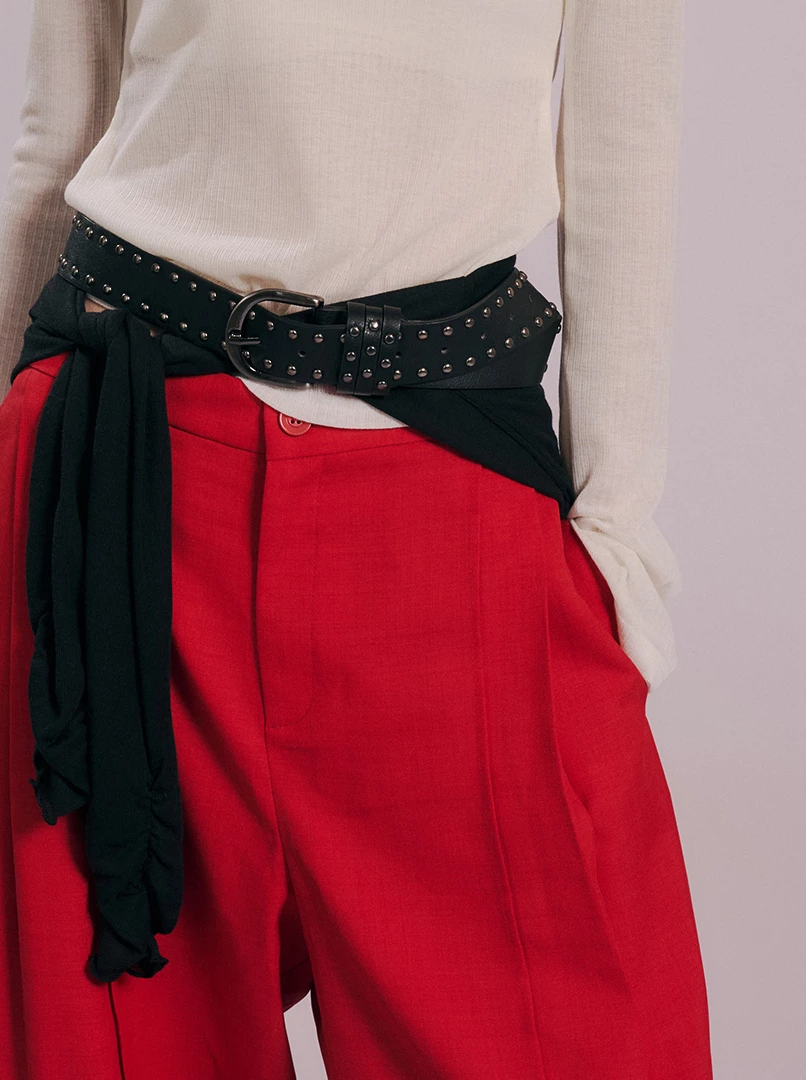 極百搭直筒休閒西褲