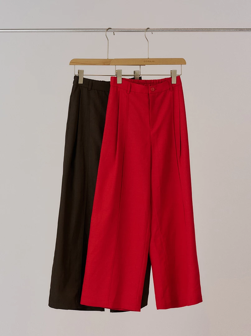 極百搭直筒休閒西褲