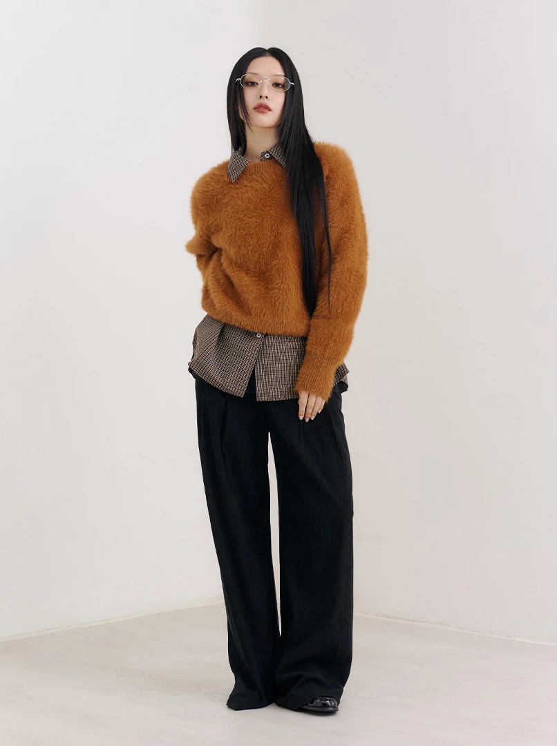 可拆片裙燈芯絨長褲