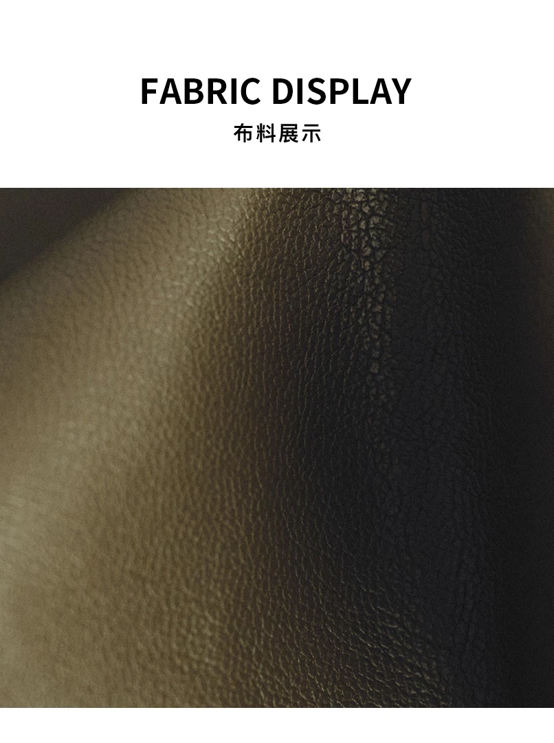 Red聯名開衩皮革長裙