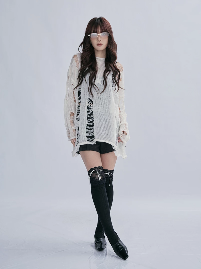 毛料摺度短褲裙