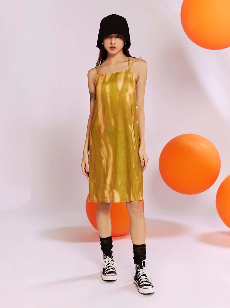 素色條紋漁夫帽'