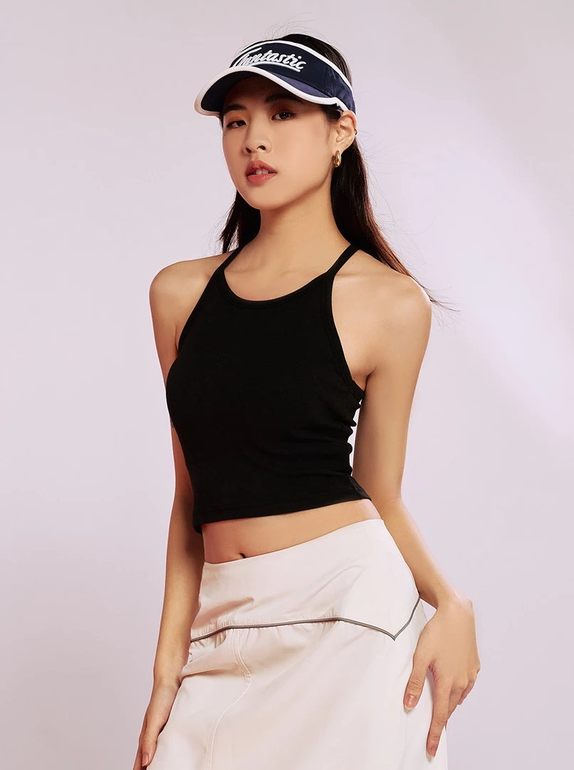 刺繡空頂鴨舌帽