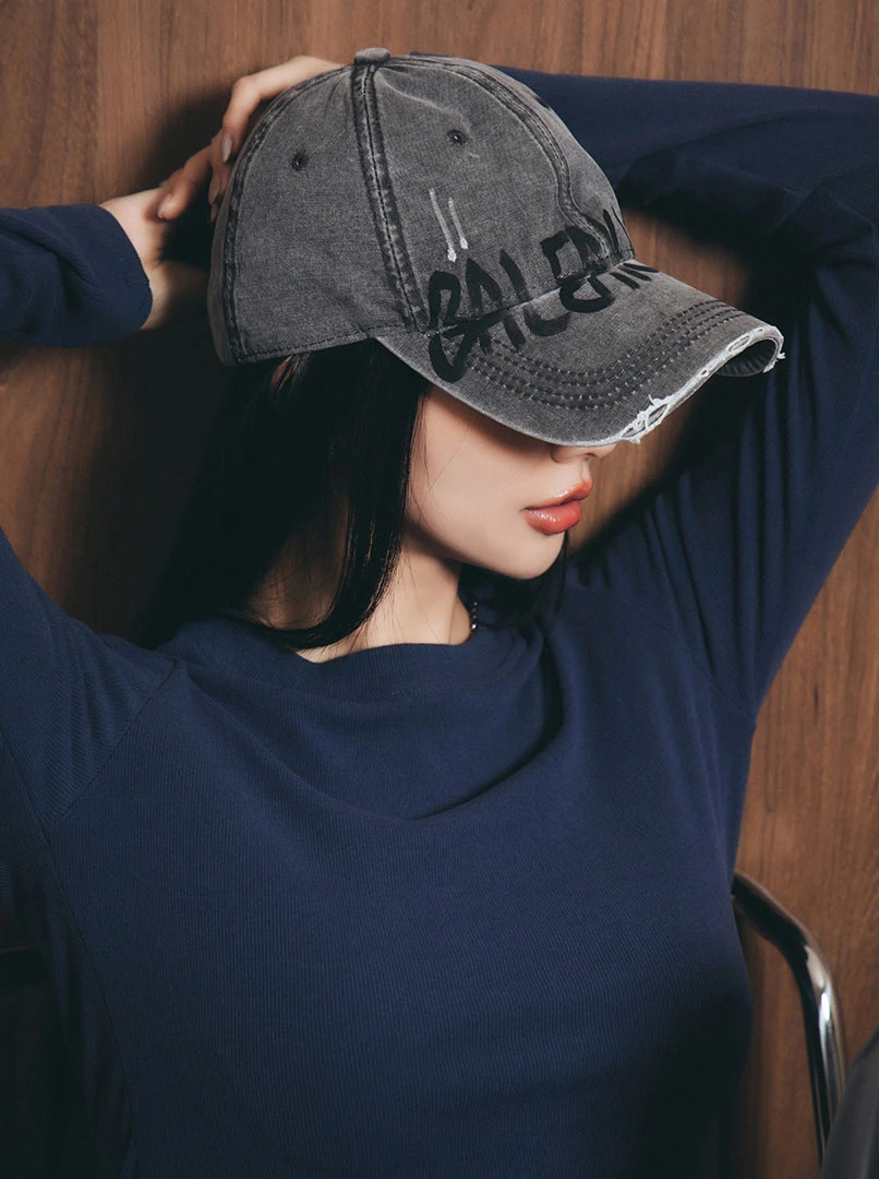 美式塗鴉鴨舌帽