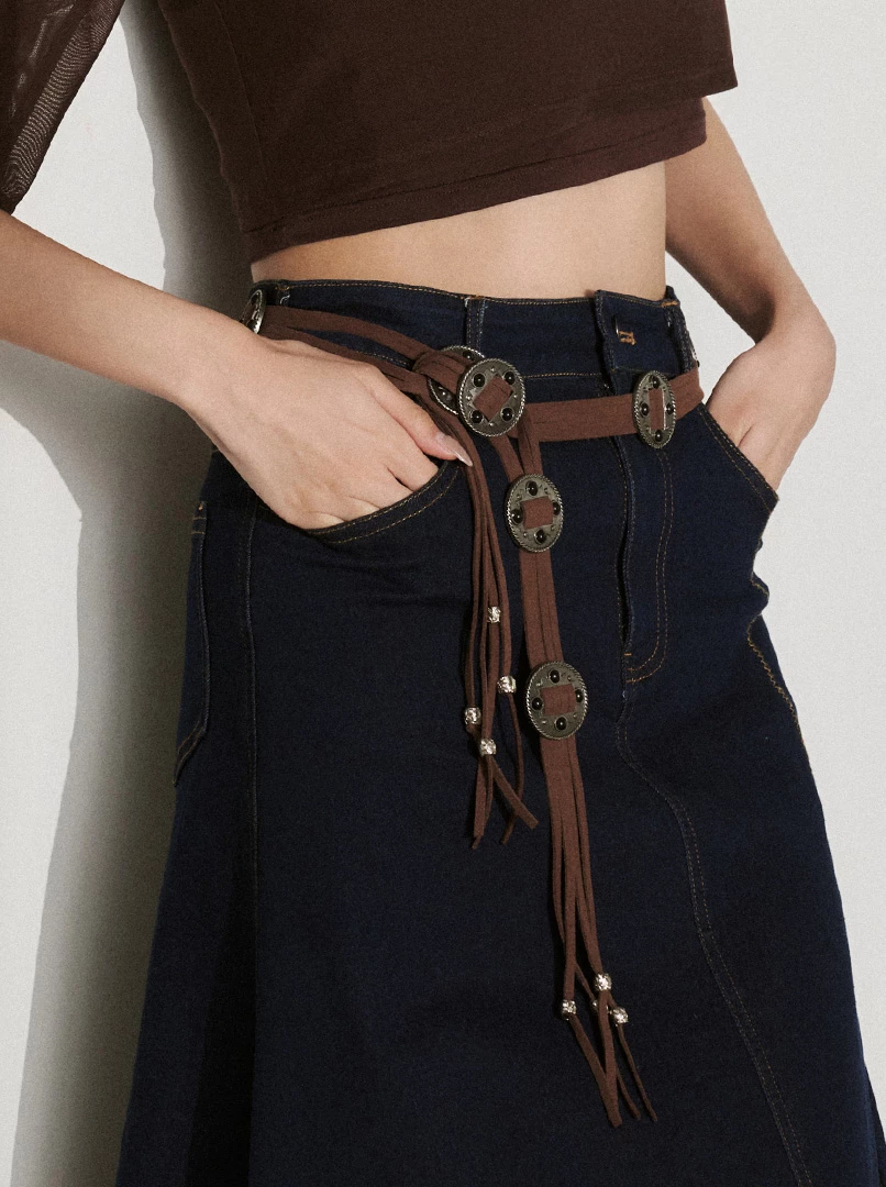 民族風流蘇腰帶