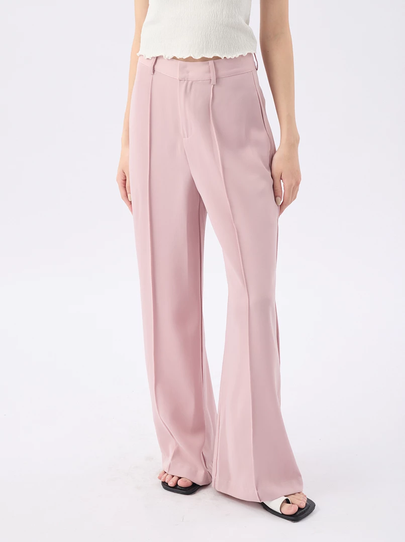 垂墜感直筒長褲