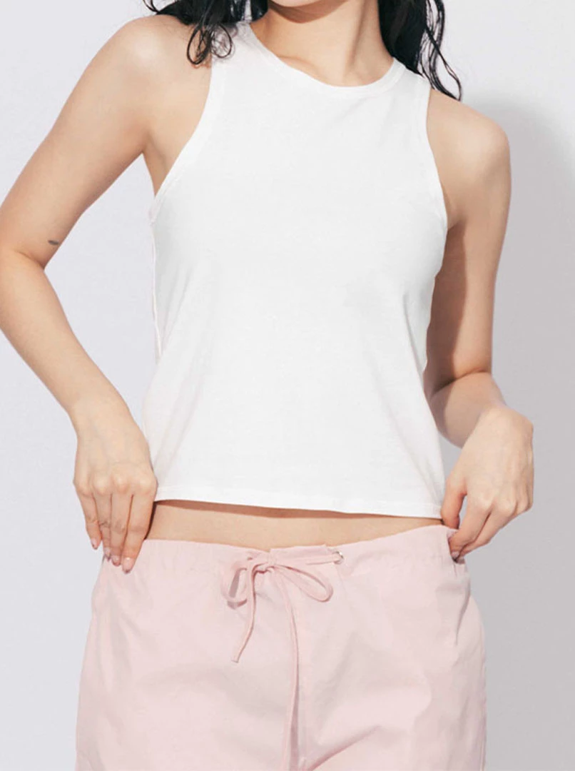 壓線設計削肩背心