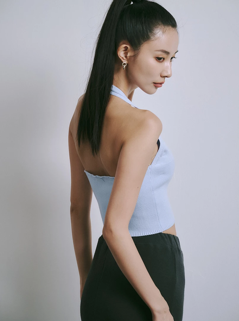 V領掛脖背心