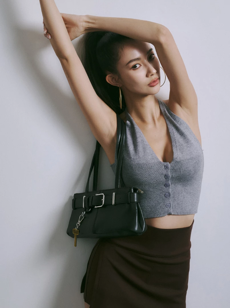 V領掛脖背心