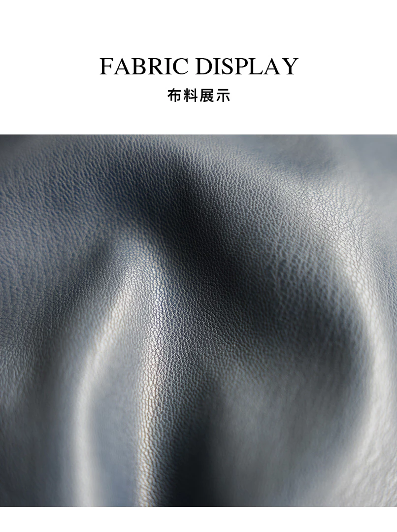 霧面質感皮革外套