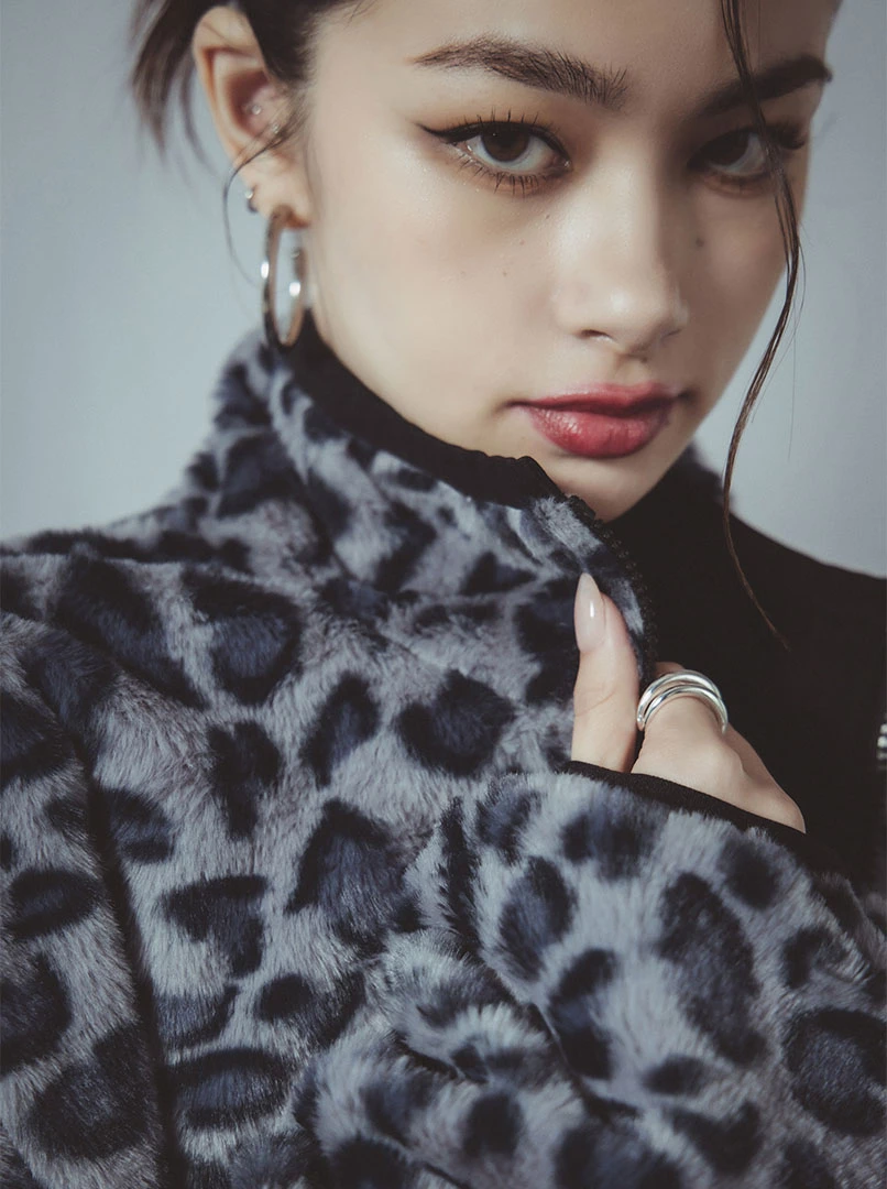 歐美兩面穿豹紋外套