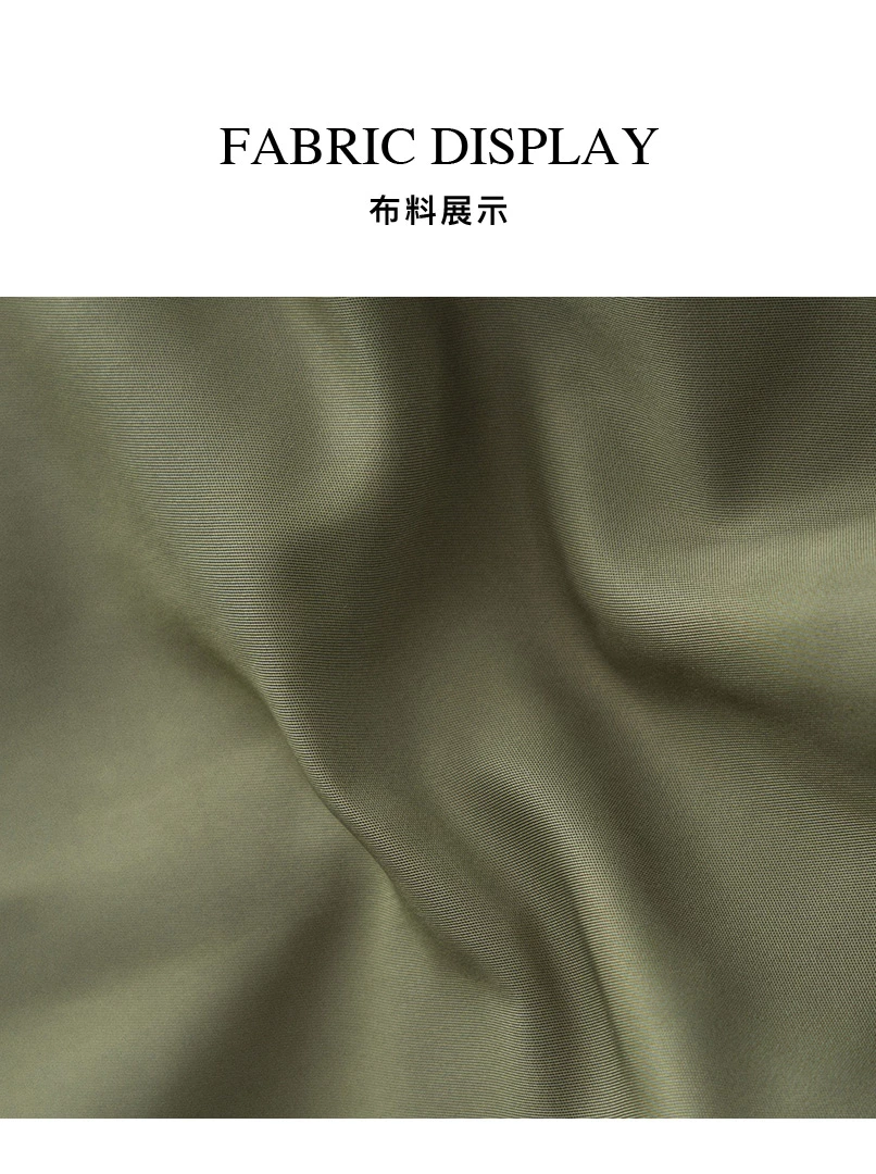 短版抽繩收腰飛行外套