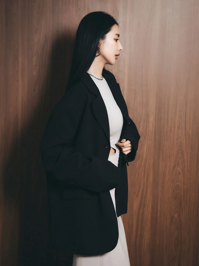 經典翻領西裝外套