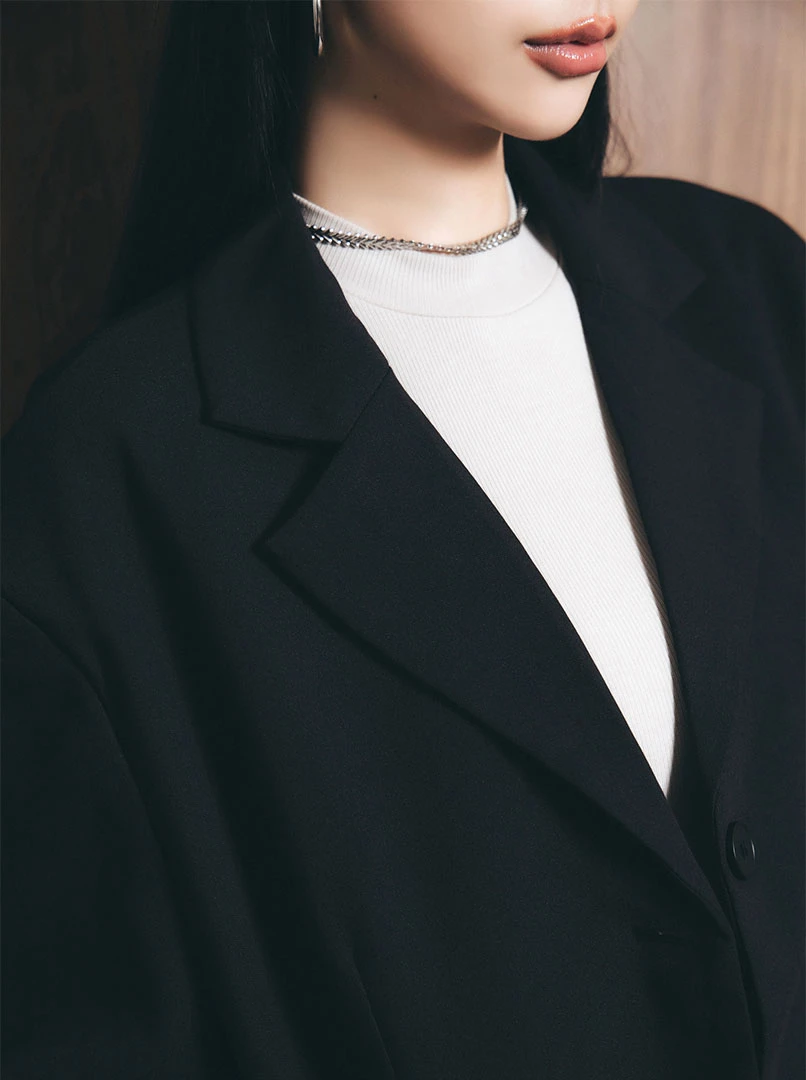 經典翻領西裝外套