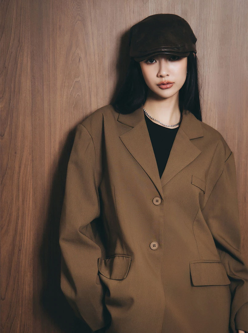 經典翻領西裝外套