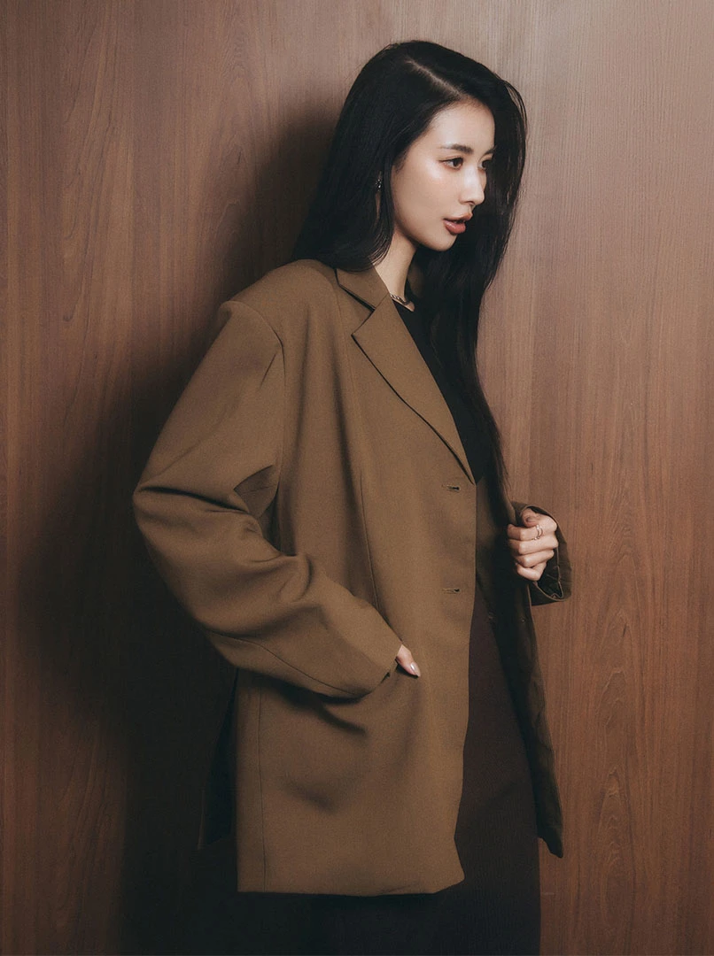 經典翻領西裝外套