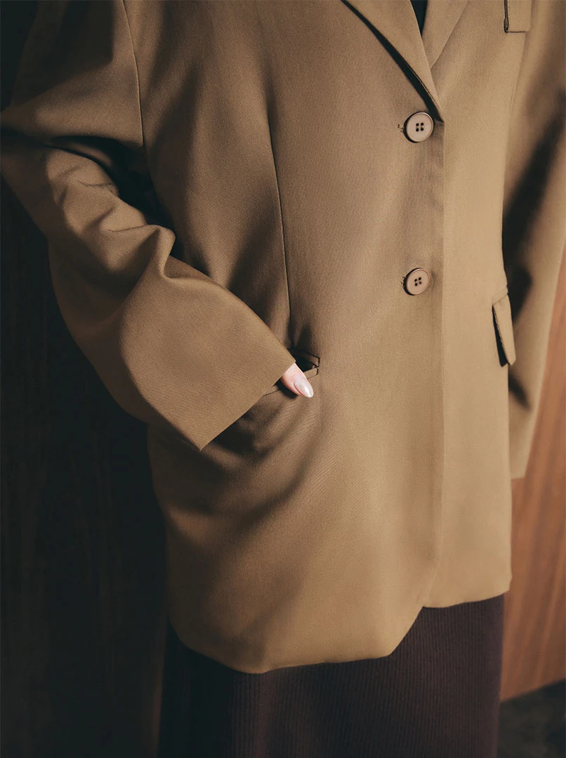 經典翻領西裝外套
