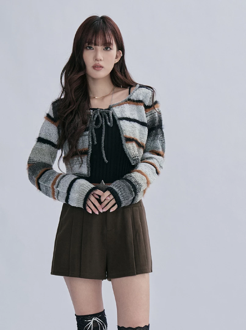 漸變感針織小外套