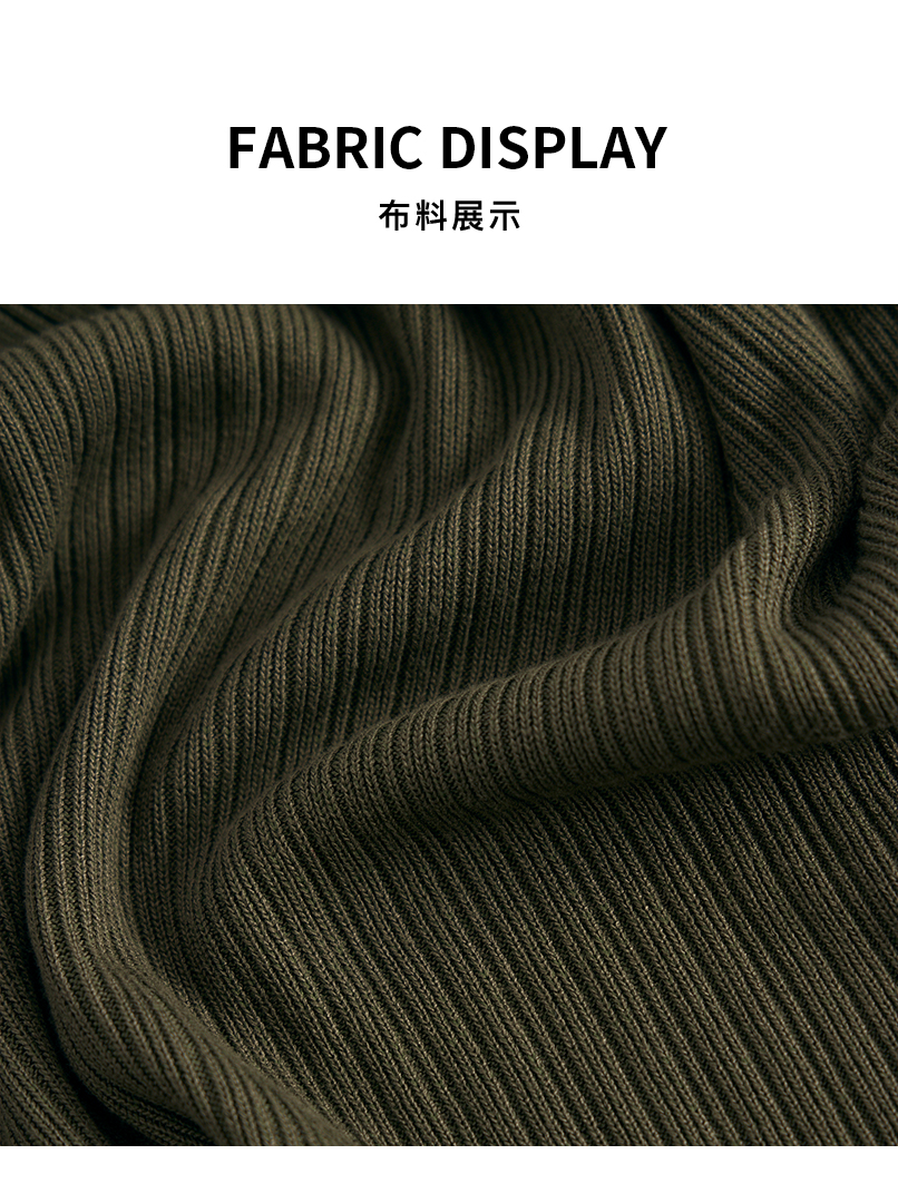 圓領挖肩合身針織上衣