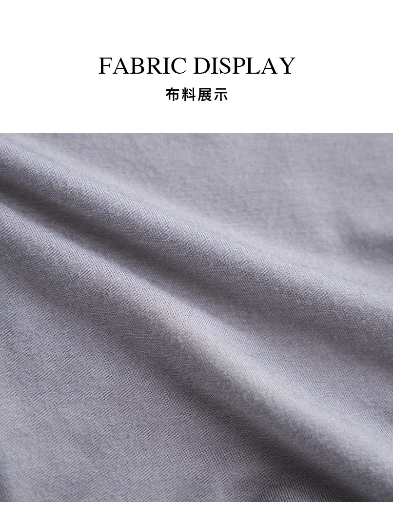 微高領兩件式疊穿上衣