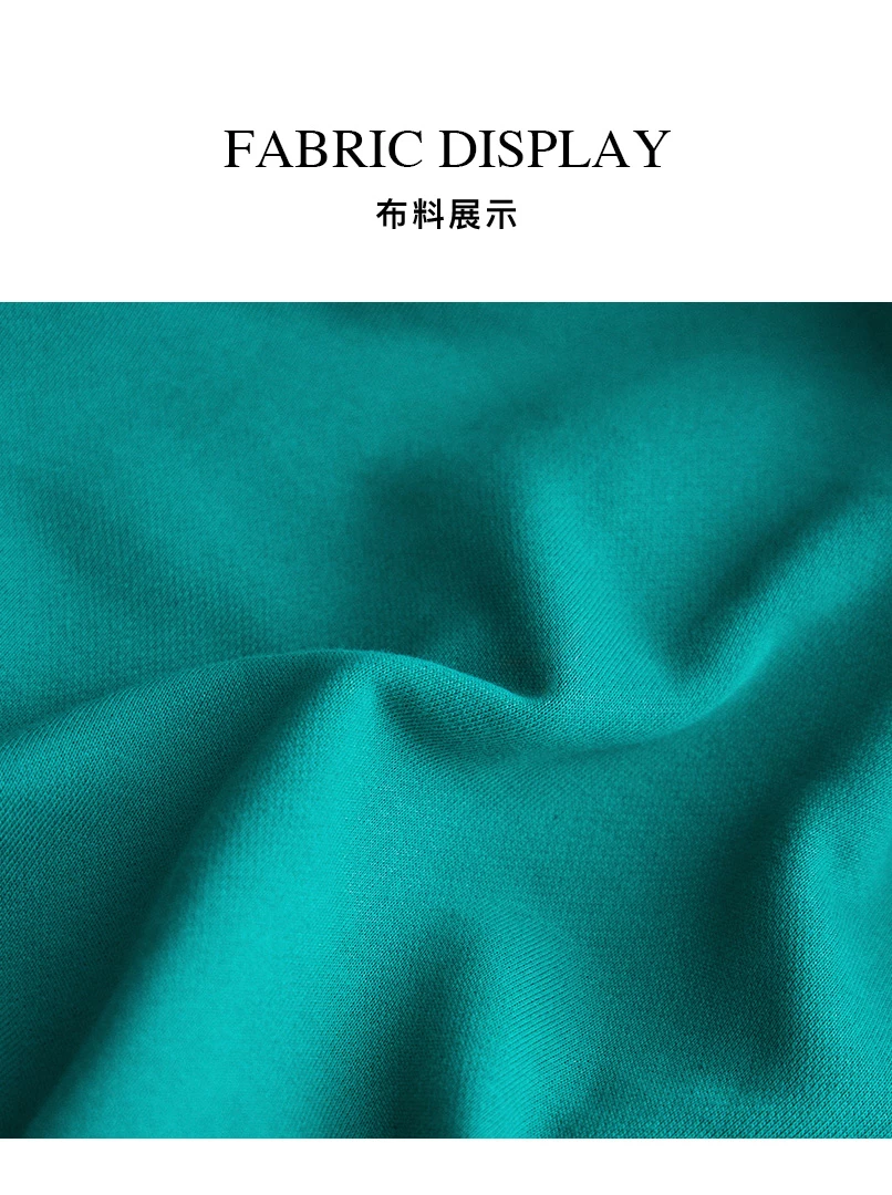Basic寬鬆短版帽T