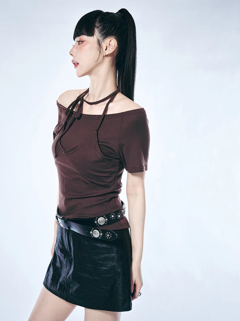 疊穿設計時髦兩件式上衣