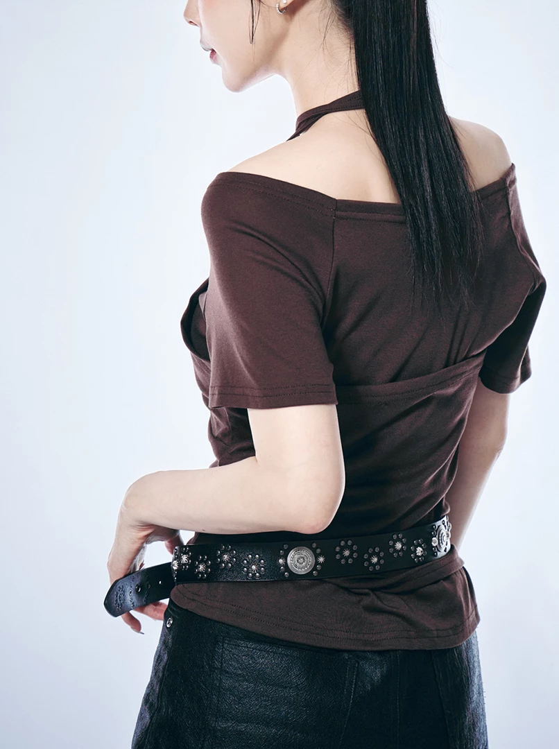 疊穿設計時髦兩件式上衣