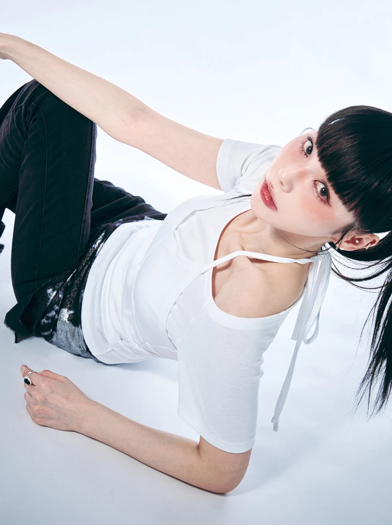 疊穿設計時髦兩件式上衣