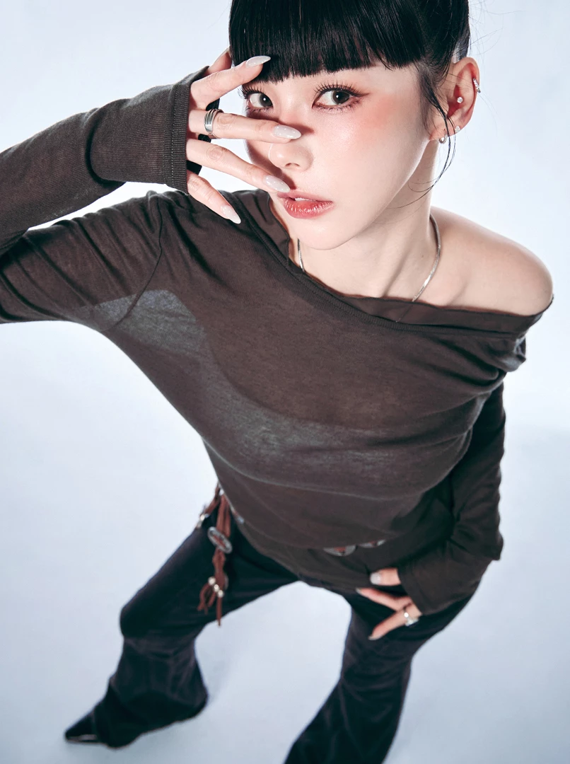 雪紡拼接設計美背上衣