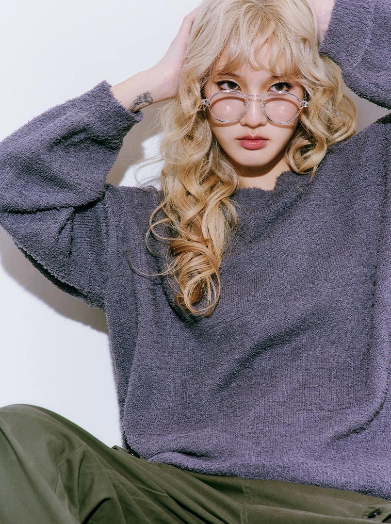 柔軟毛茸茸毛衣