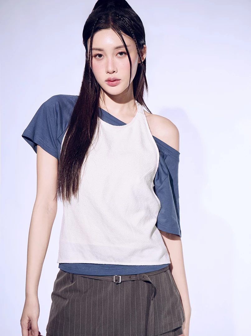 極美露背上衣