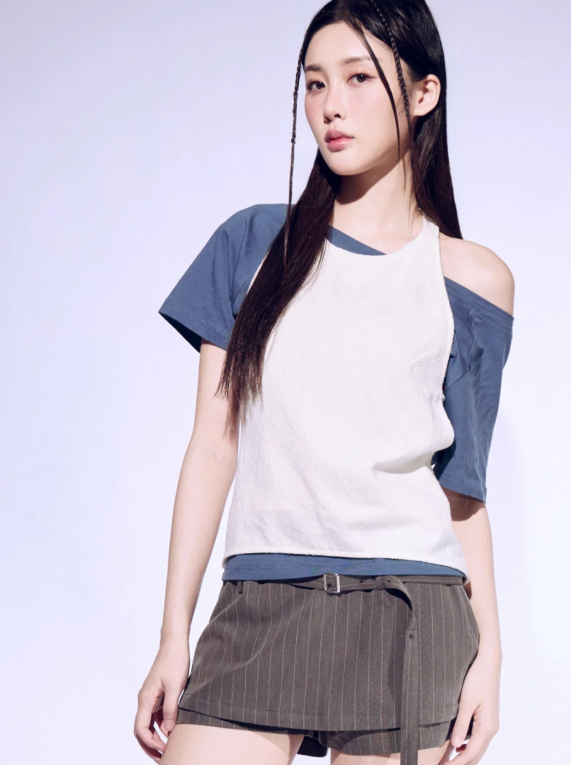 極美露背上衣