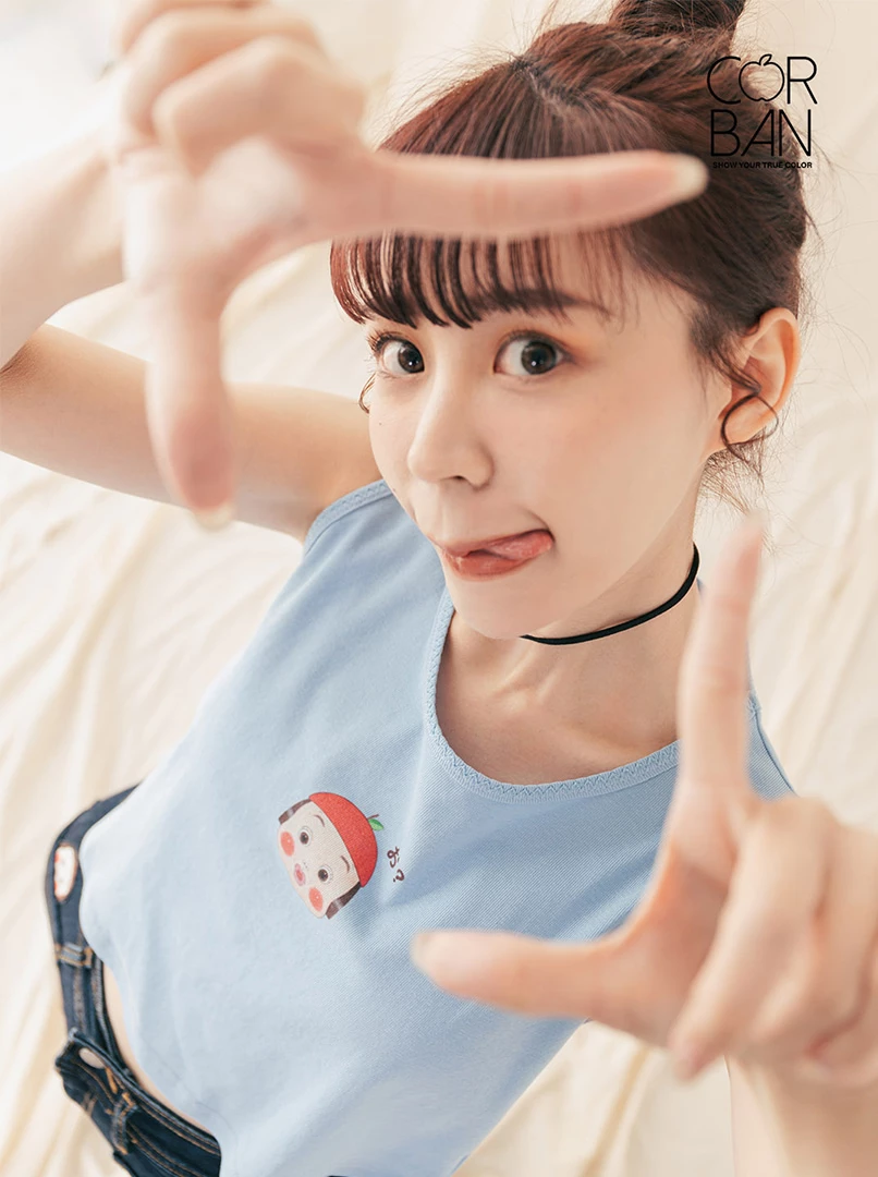 蘋果妹造型背心'