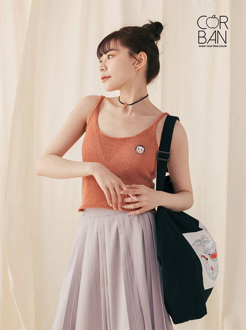 蘋果妹刺繡背心