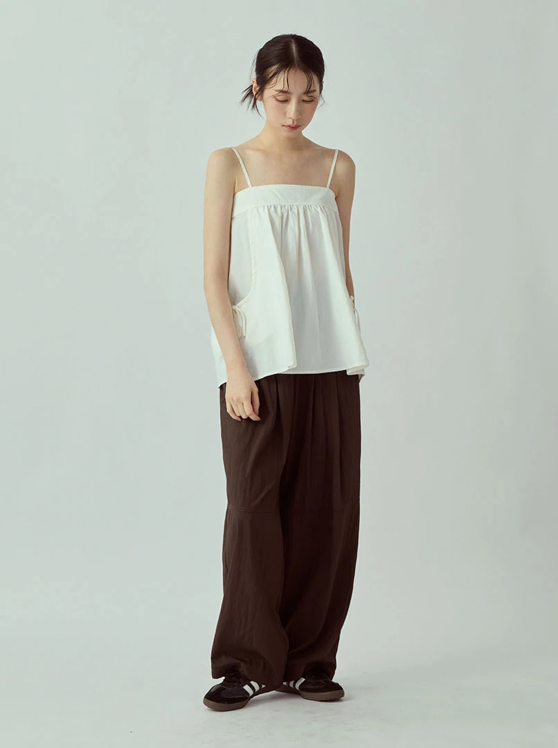 設計感抽繩背心