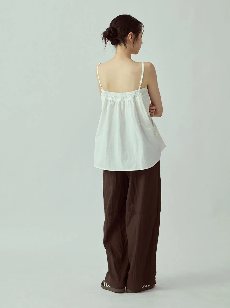 設計感抽繩背心