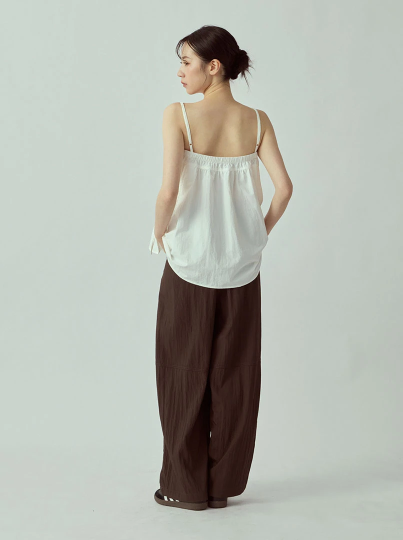 設計感抽繩背心