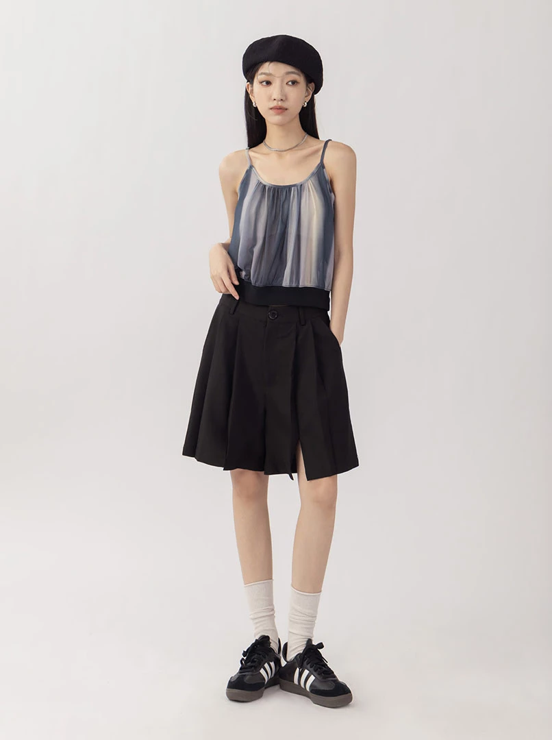 渲染網紗造型背心