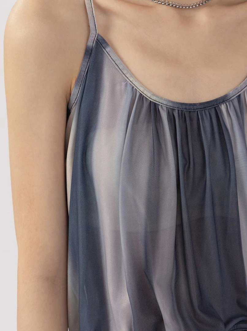 渲染網紗造型背心