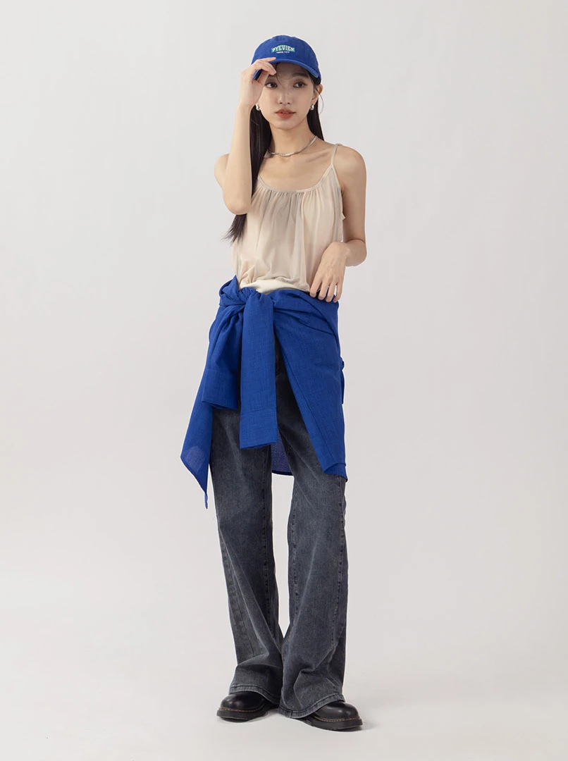 渲染網紗造型背心