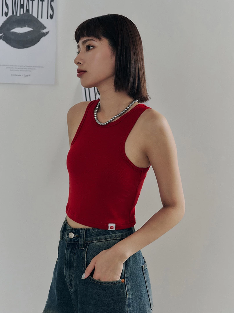黑土聯名削肩BRA背心