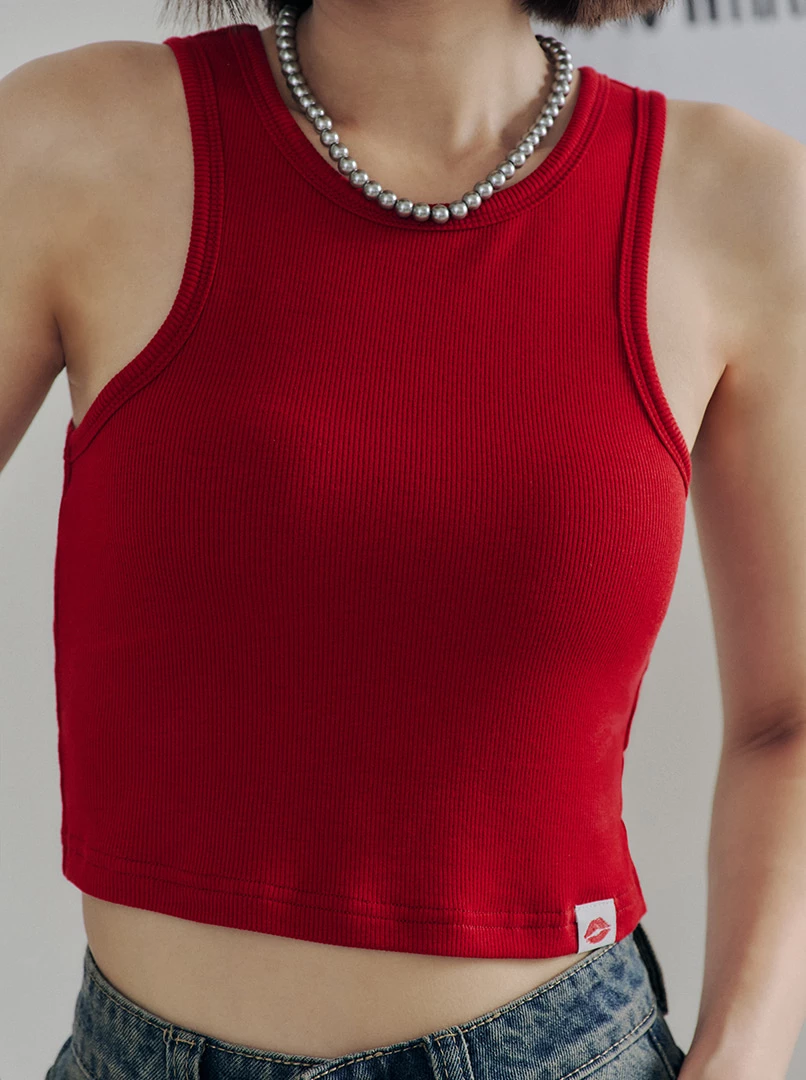 黑土聯名削肩BRA背心