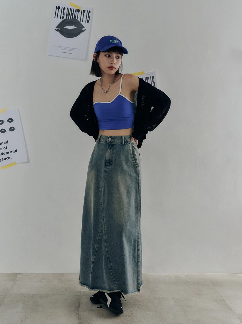 黑土聯名單肩BRA TOP