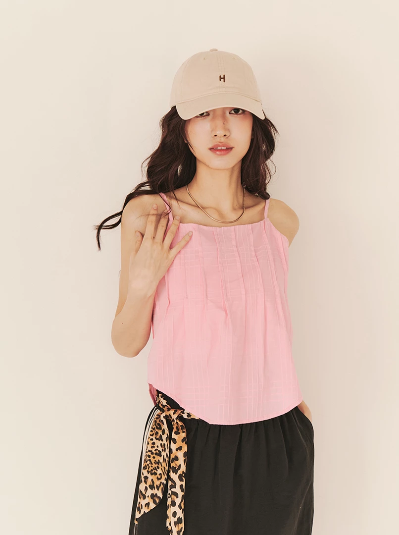 棉麻可調細肩背心