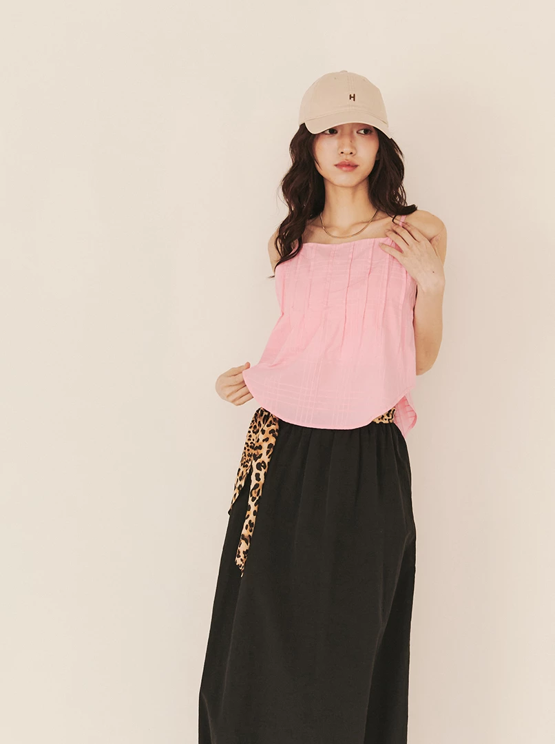 棉麻可調細肩背心