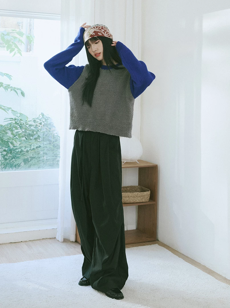 柔軟熊熊毛感背心